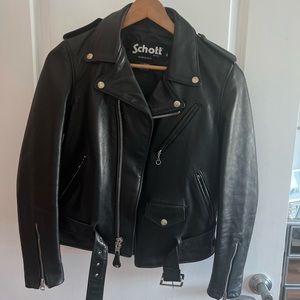 Schott NYC Vintage Leather Moto Jacket- Perfect Condition